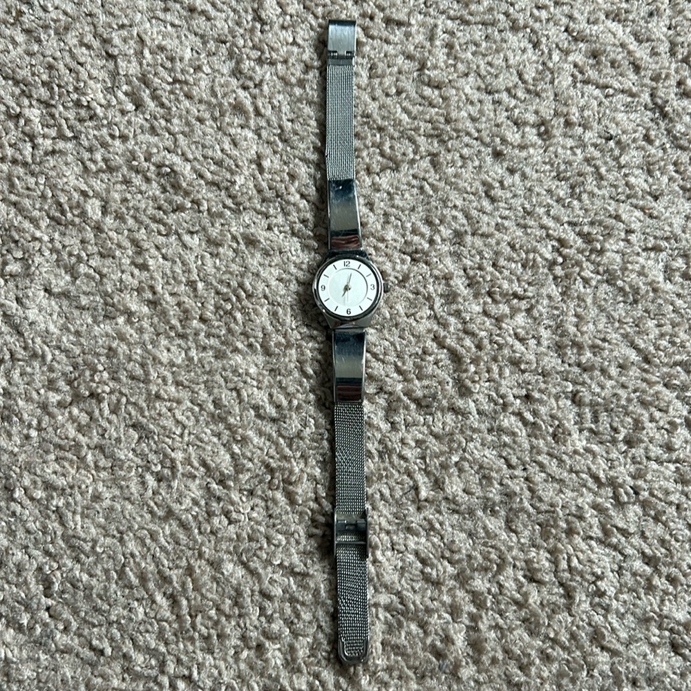 Women’s vintage silver stainless steel bracelet watch‎ adjustable - Picture 2 of 9
